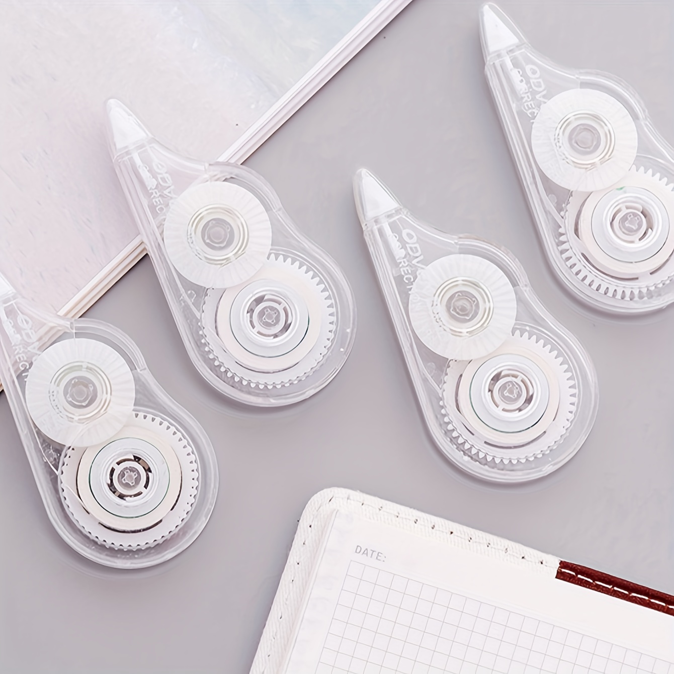 1 PC Large Capacity Transparen - Correction Tape Roller recension och pris